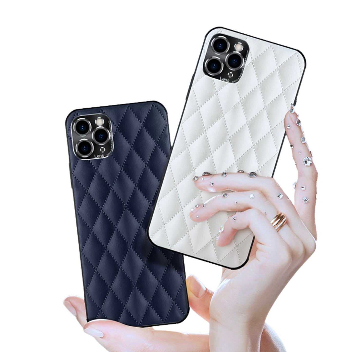 iPhone 14 handmade fragnance style leather Phone Case